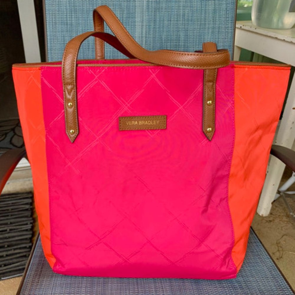 Vera Bradley Large Nylon Tote Bag
